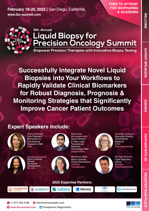 Liquid Biopsy for Precision Oncology Summit Brochure Cover