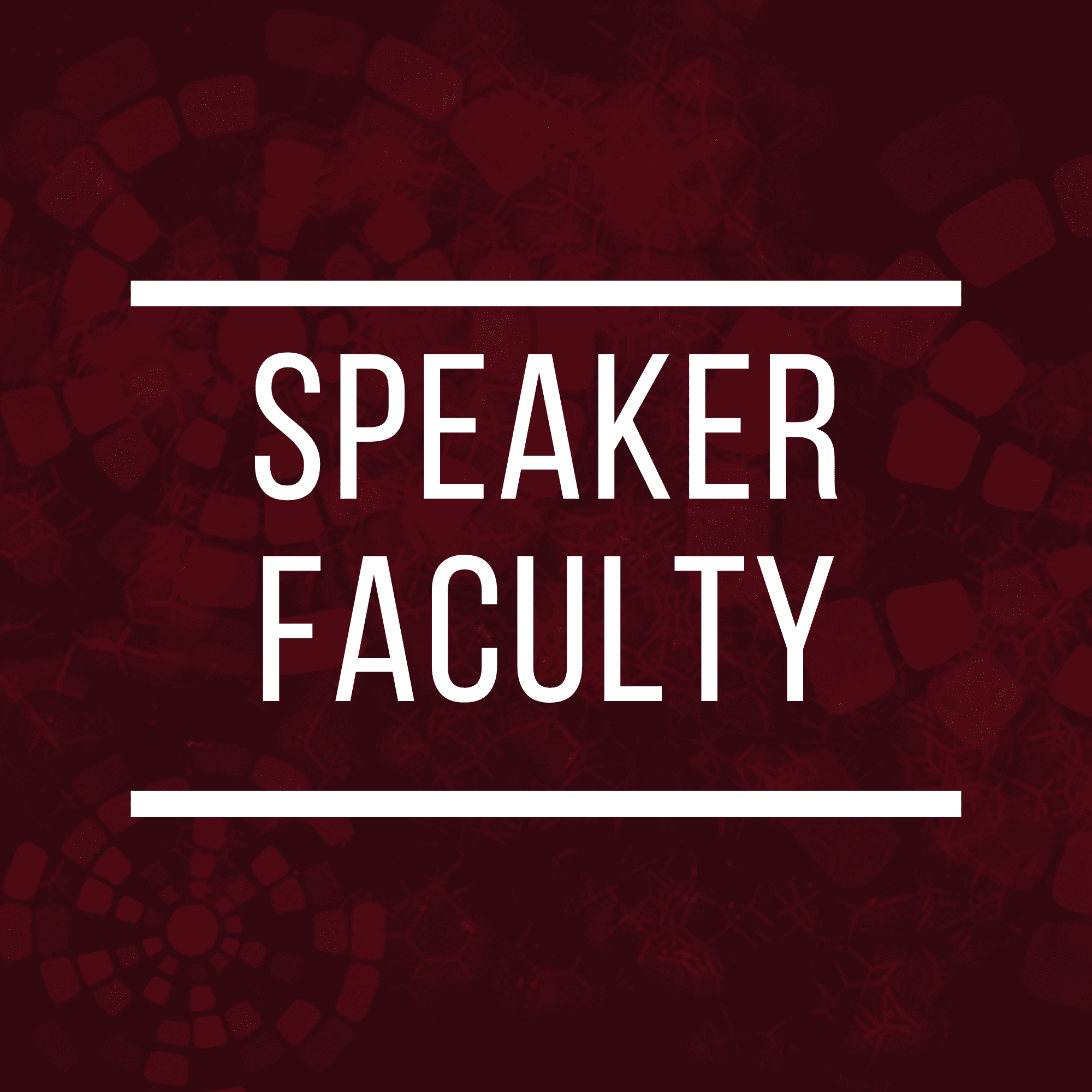 Speaker Faculty