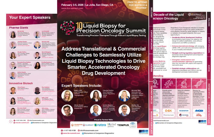 63637 - 10th Liquid Biopsy for Precision Oncology Summit